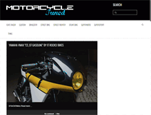 Tablet Screenshot of motorcycletuned.com